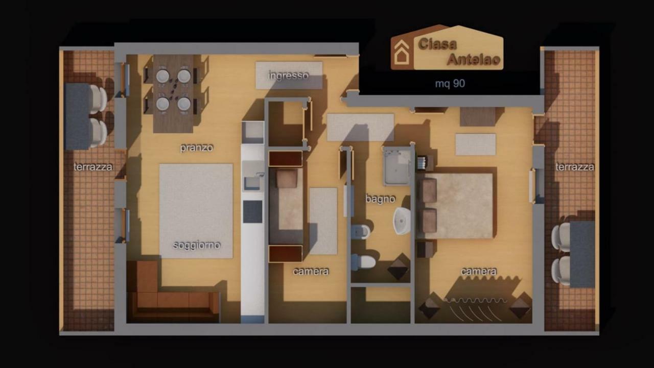 Ciasa Antelao Apartment Masarie ภายนอก รูปภาพ